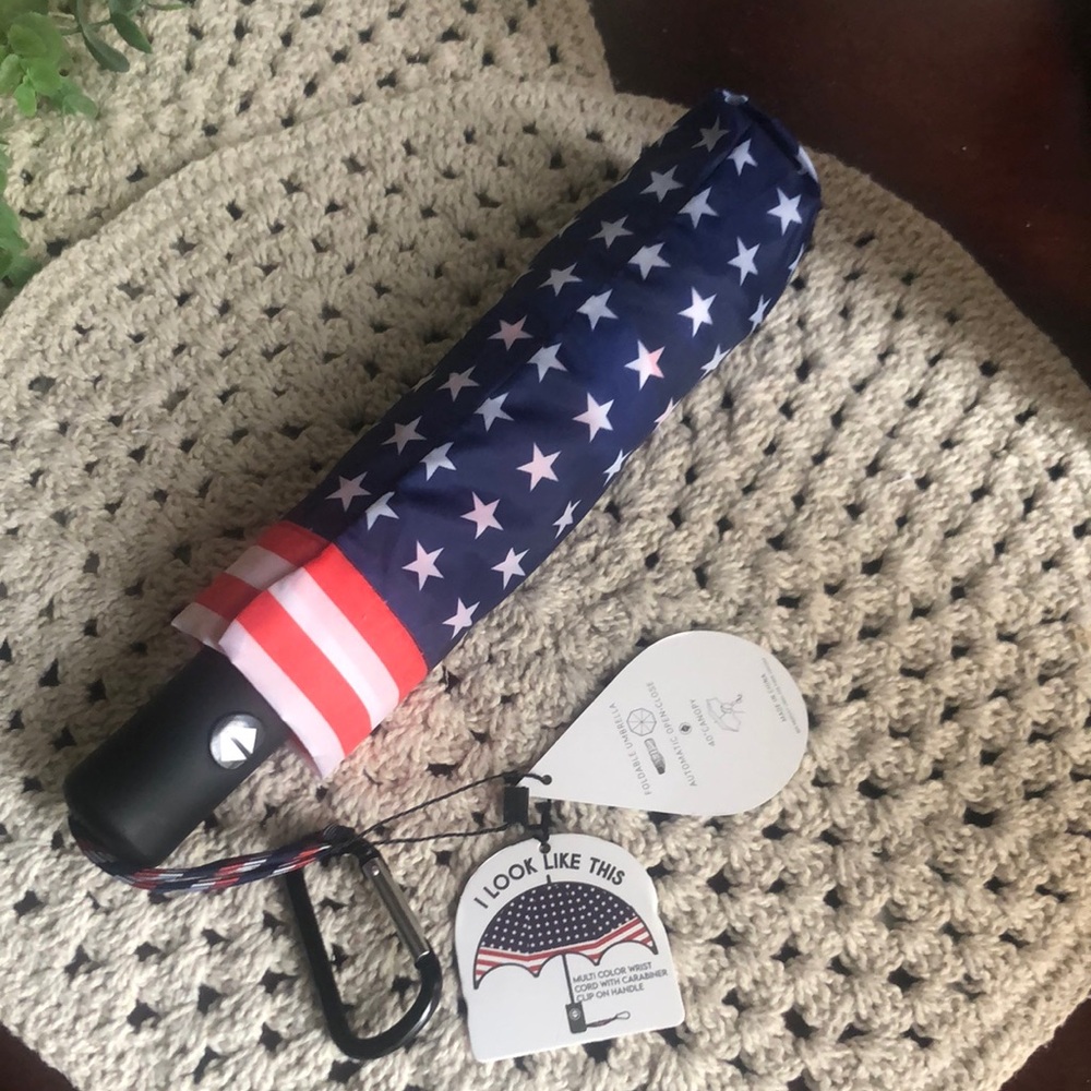 Patriotic Stars and Stripes Umbrella